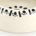 Custom Logo Ceramic Pets Dog Feeding Bowl